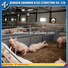 Leichte Stahlrahmen-Schuppen Galvanisiertes Schwein-Bauernhof-Haus für Verkauf